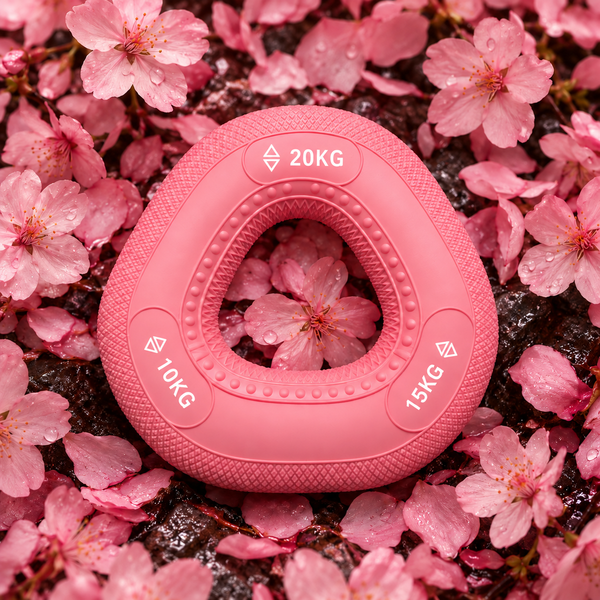 Anneau de préhension Pétale rose, 10 à 20 kg – niveau Initiation