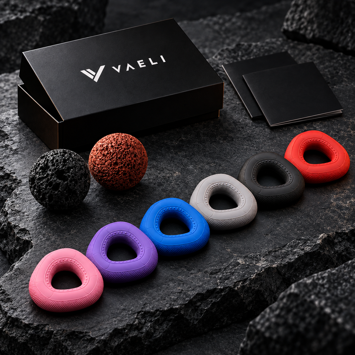 Pack Duo Vaeli : 6 anneaux Mains de Daron, 2 Orbes de Lave et 2 ebooks